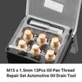 13 Piece Oil Pan Thread Repair Kit M15 x 1.5 for Car Engine Maintenance - view 5