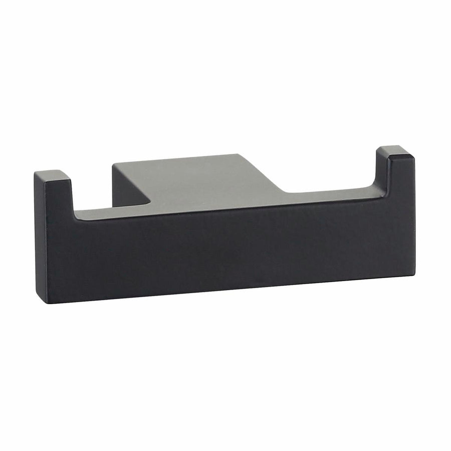 Mondella Rumba Double Robe Hook - Matte Black - 90mm x 30mm x 55mm - SuperSaverAU - view 1