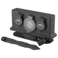 Arlec 4 Outlet Outdoor Powerboard with Timer and Removable Garden Stake, Dark Grey PB34BT-G