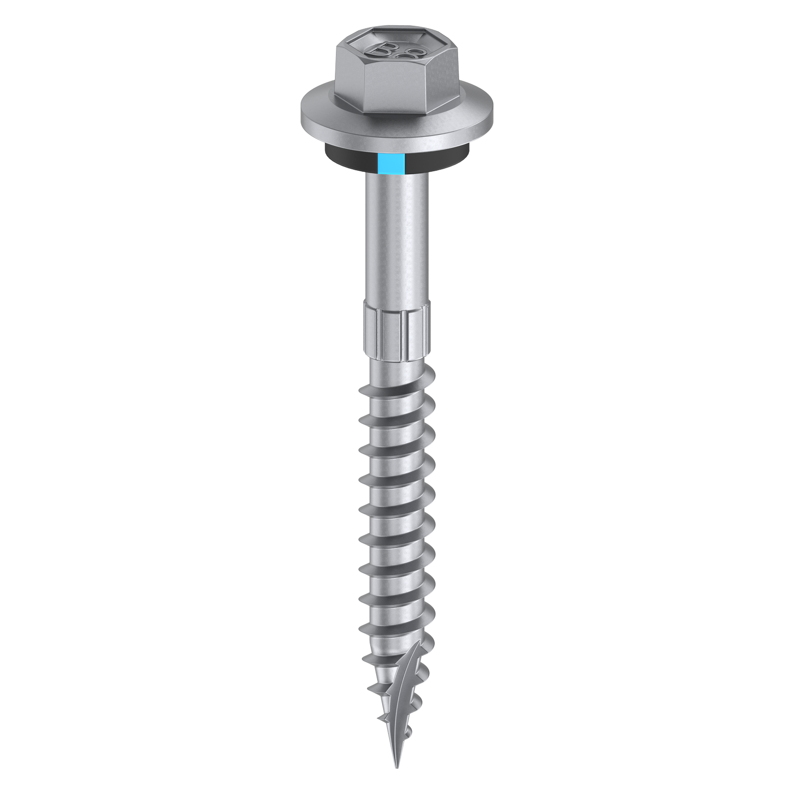 Bremick 14G x 65mm Hex Roofing Screw with Seal, Type 17 Coarse Thread - 50 Pack