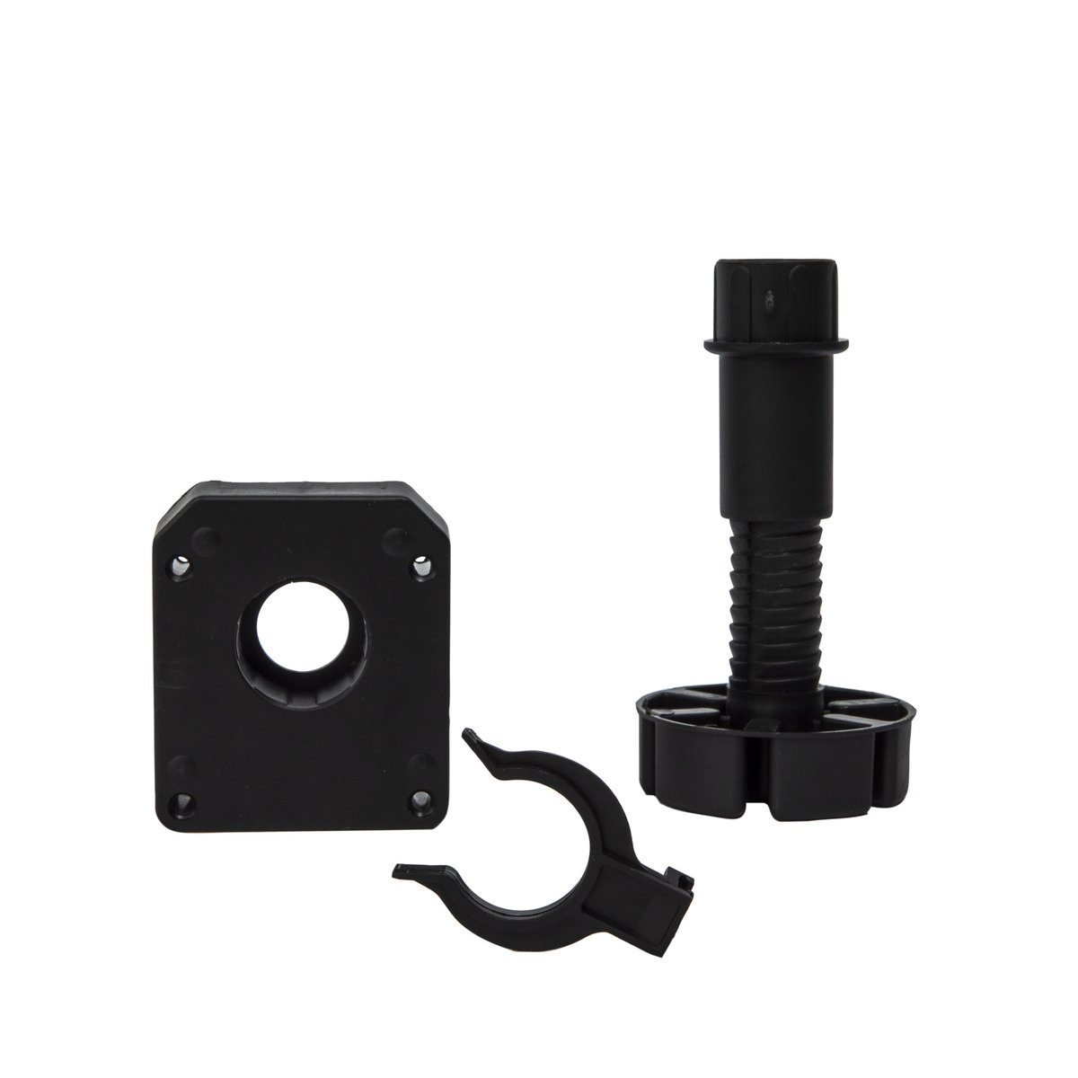 Hafele Adjustable Leg Set - 100mm - Plastic - Height Adjustable - 4 Pack