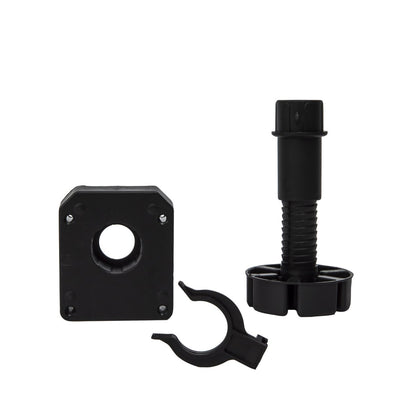 Hafele Adjustable Leg Set - 100mm - Plastic - Height Adjustable - 4 Pack