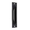 Lane 102mm Matte Black Flush Pull Handle - Zinc - Indoor Use - SuperSaverAU - view 1