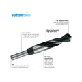 Sutton Tools 19 x 12.5mm Reduced Shank Jobber Drill Bit, M2 HSS, 86mm Depth