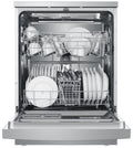 Haier 60cm Freestanding Auto Wash Dishwasher - 13 Place Settings - Silver - Soft Touch Controls - HDW13V1S1