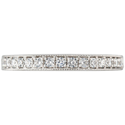 Platinum 0.25ctw Round Diamond Anniversary Band