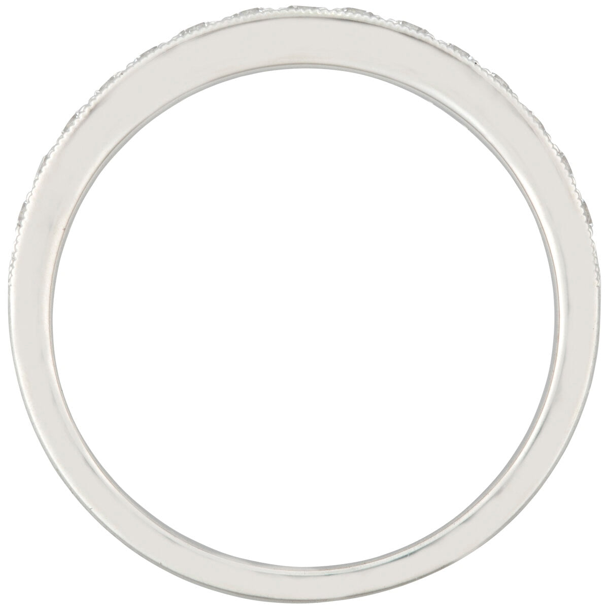 Platinum 0.25ctw Round Diamond Anniversary Band