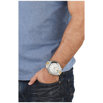 Versace Men's Icon Classic Two Tone Medusa Watch VEV900419