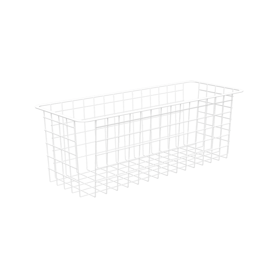 Flexi Storage White Wire Basket - 2 Runner - Half Width - Steel - Versatile - SuperSaverAU - view 1