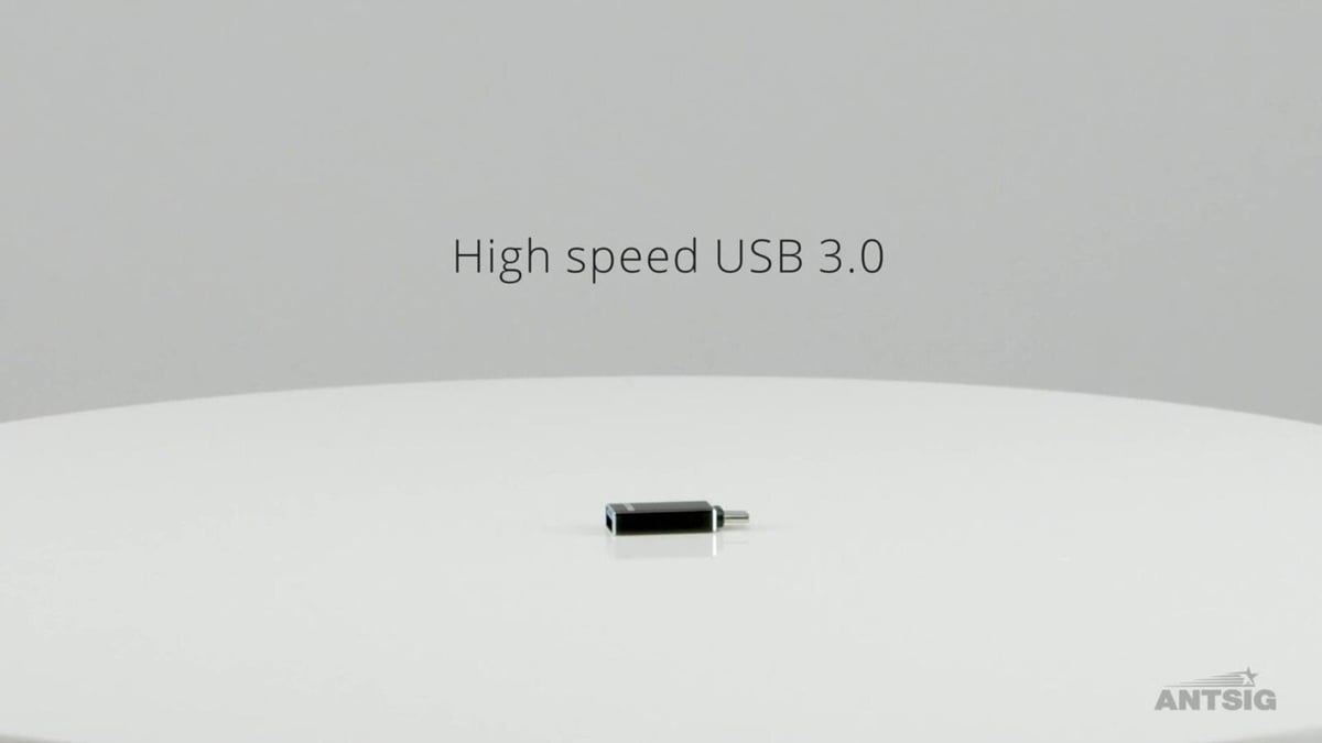 Antsig USB-C Plug to USB-A Socket Adaptor - 15mm x 8mm x 30mm - Durable Metal Housing - SuperSaverAU - view 5