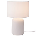 Verve Design Greta Table Lamp - Ceramic Base - White Fabric Shade - 260mm x 400mm - SuperSaverAU - view 3
