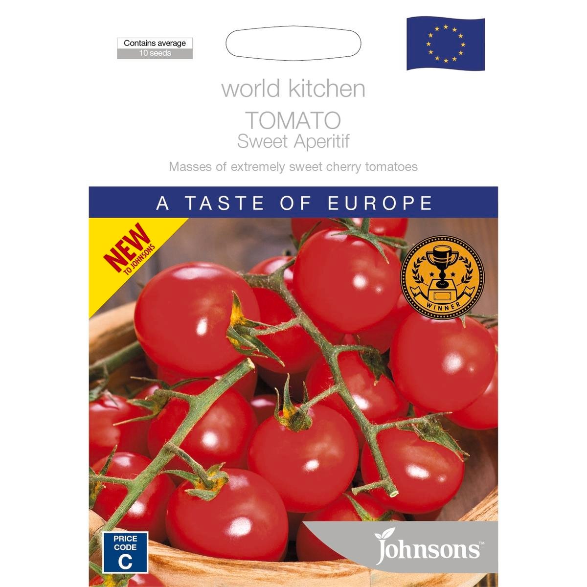 Johnsons World Kitchen Tomato Sweet Aperitif Seeds - 10 Seeds - High Sugar - Ideal for Salads - SuperSaverAU - view 1