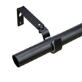 Pillar Black Adjustable Universal Curtain Rod Bracket - 25mm & 32mm - 1 Pair - 105mm to 150mm - SuperSaverAU - view 2