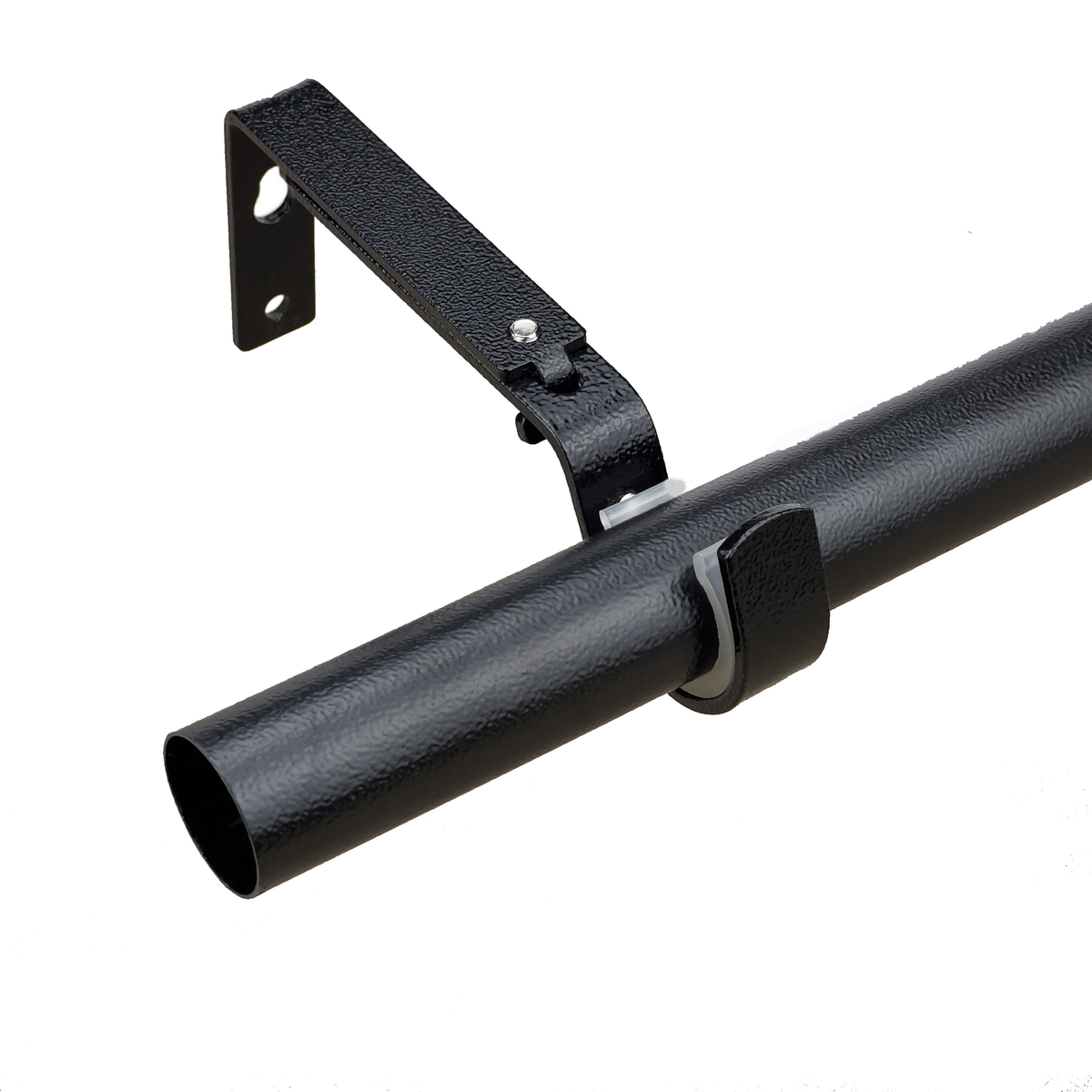 Pillar Black Adjustable Universal Curtain Rod Bracket - 25mm & 32mm - 1 Pair - 105mm to 150mm - SuperSaverAU - view 2