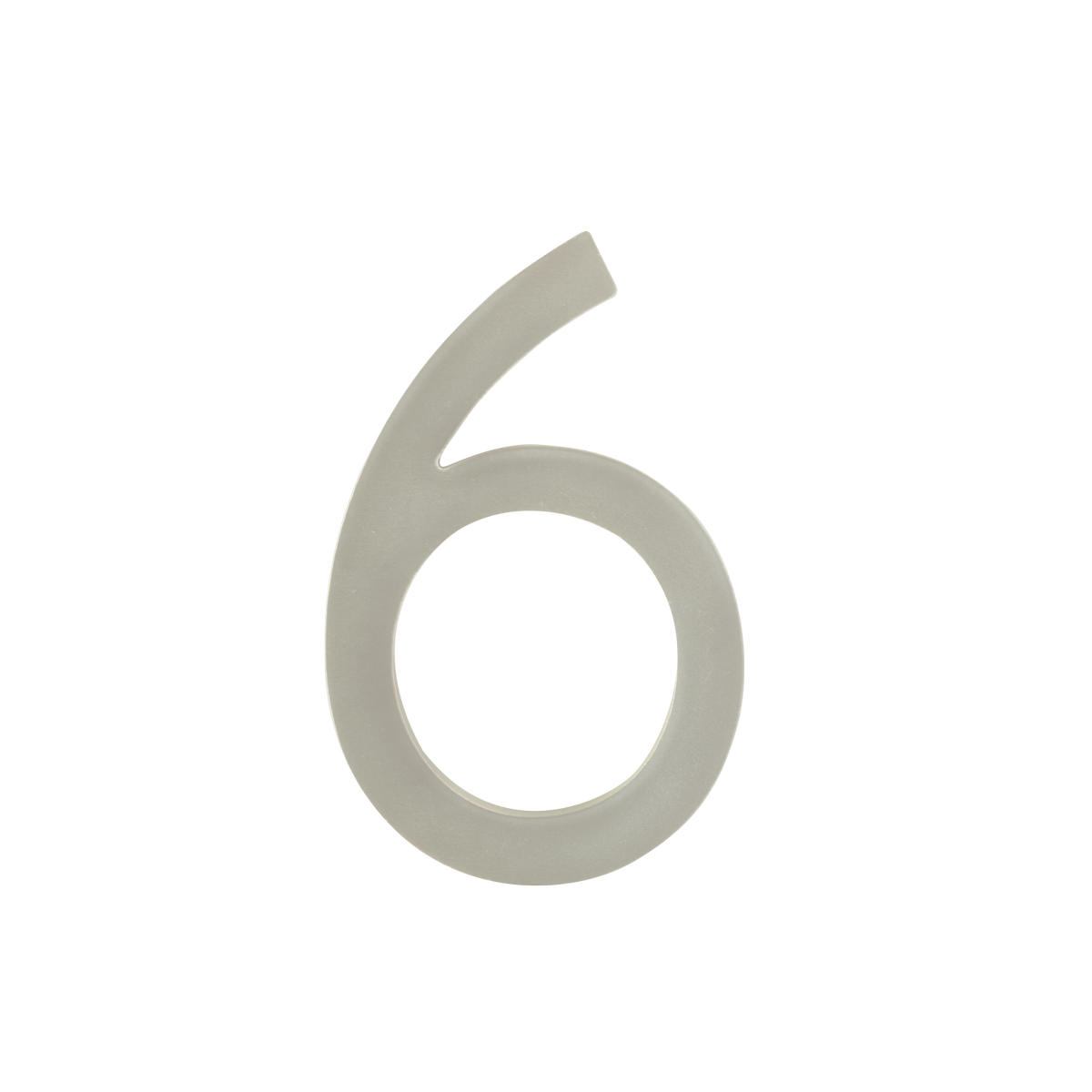Sandleford Stainless Steel Lorne Numeral 6 - 100mm - Silver - Durable - SuperSaverAU - view 1