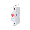 DETA 20A 1 Pole 240V DIN Rail Miniature Circuit Breaker 6661-20B