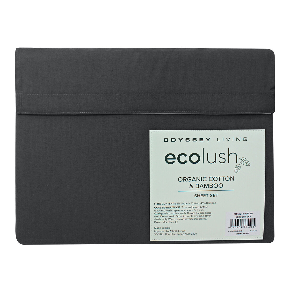 Odyssey Living Eco Lush Organic Cotton And Bamboo King Sheet Set Night Sky