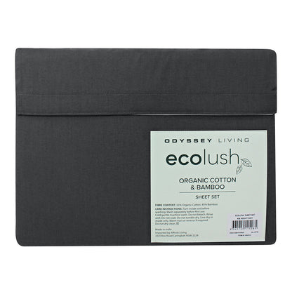 Odyssey Living Eco Lush Organic Cotton And Bamboo King Sheet Set Night Sky