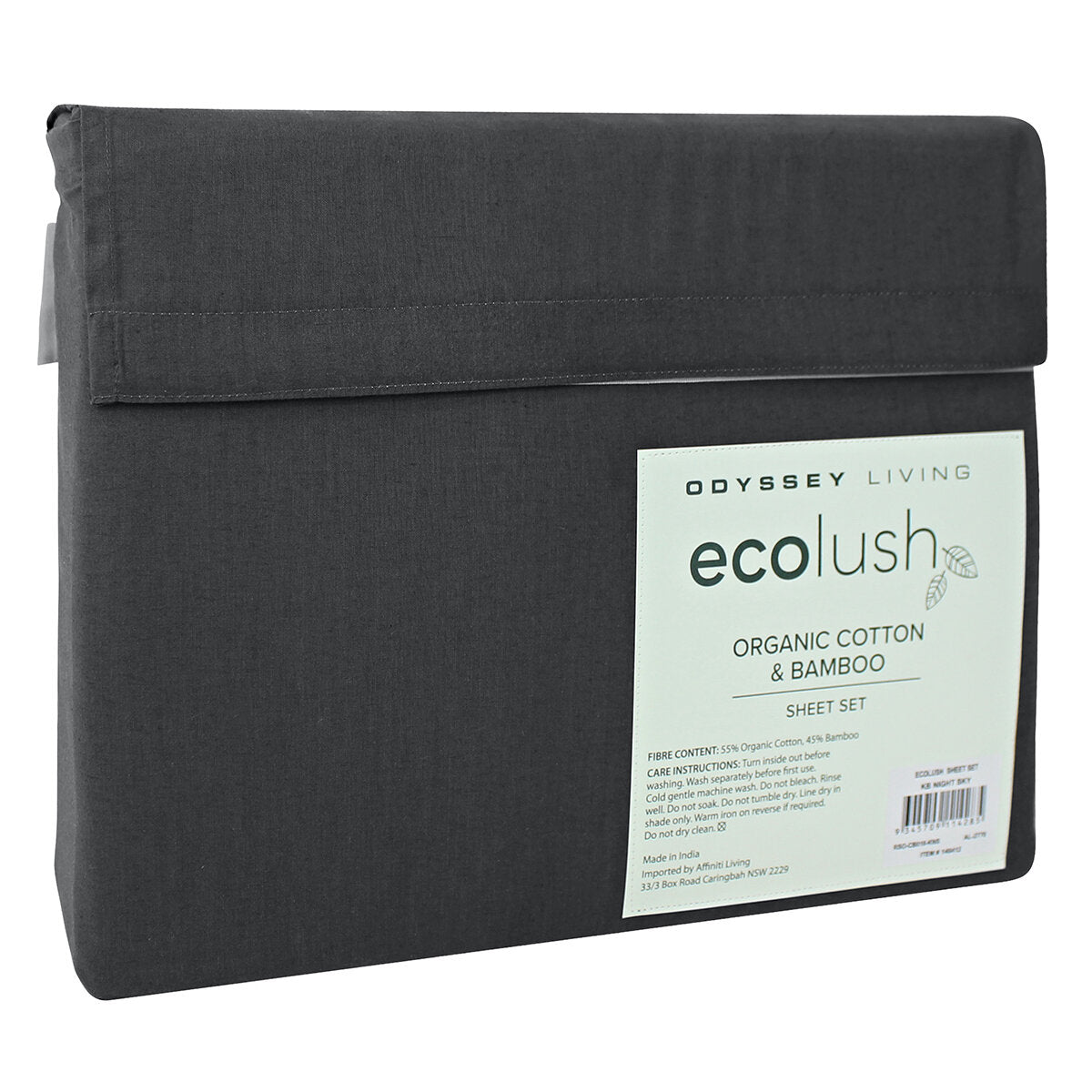 Odyssey Living Eco Lush Organic Cotton And Bamboo King Sheet Set Night Sky