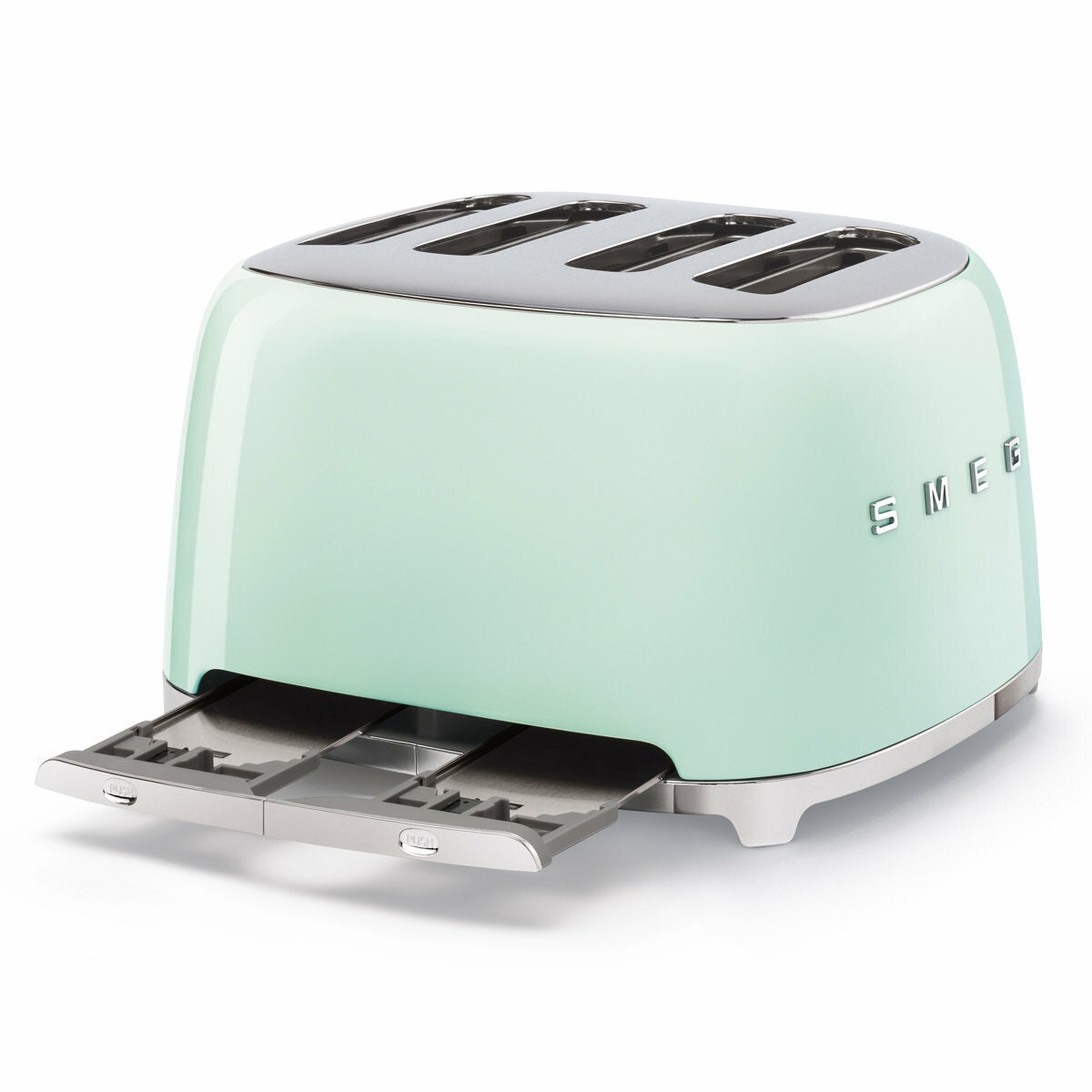 Smeg Variable Temperature Kettle and Four Slice Toaster Breakfast Pack - Pastel Green - KLF04PGAUTSF03PGAU