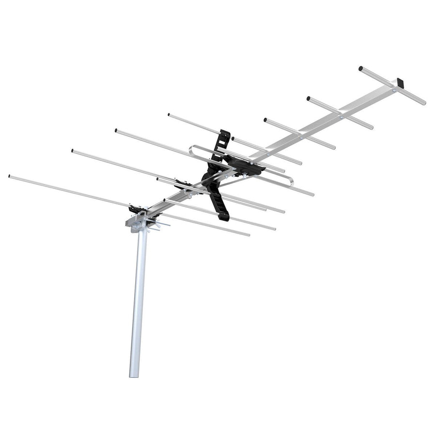 Antsig VHF UHF Outdoor Antenna - 1200mm x 800mm x 300mm - Silver - Durable Signal Reception - SuperSaverAU - view 1