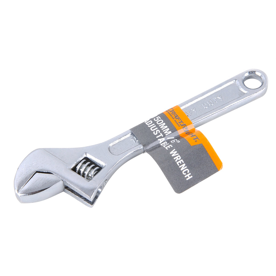 Craftright 150mm Adjustable Wrench Carbon Steel