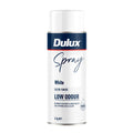 Dulux 310g White Satin Low Odour Spray Paint