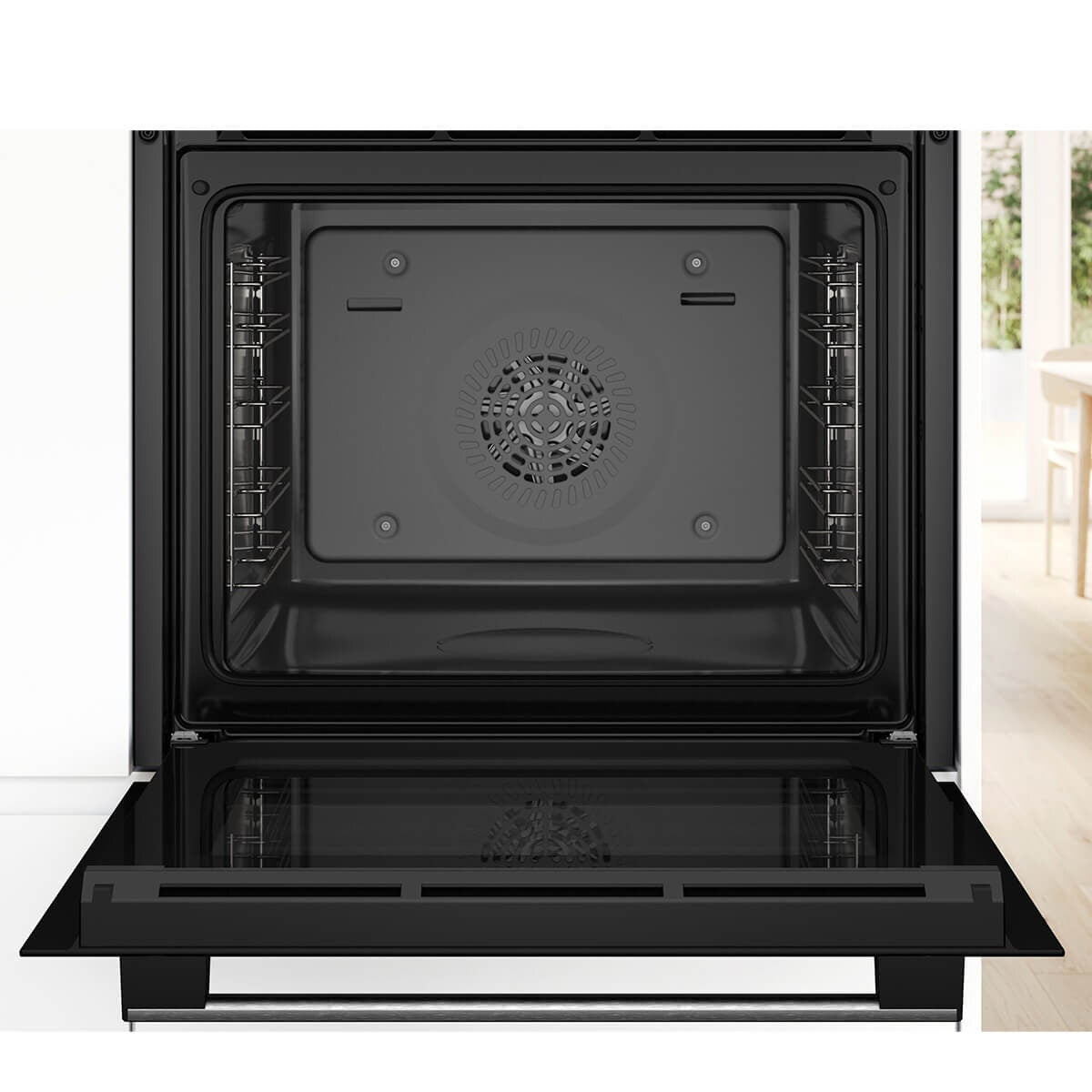Bosch Series 4 60cm Electric Built-In Oven - 71L, 7 Functions, Pizza Setting, Stainless Steel - HBA534BS3A