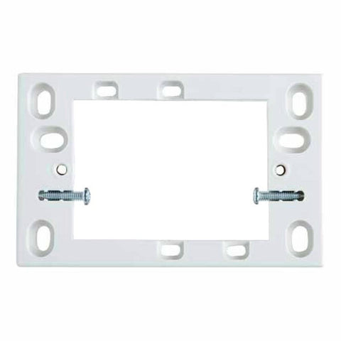 HPM Surface Mounting Block White 18mm Deep Plastic For Switches - SuperSaverAU - view 1