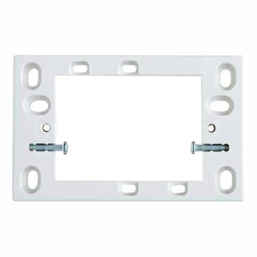 HPM Surface Mounting Block White 18mm Deep Plastic For Switches - SuperSaverAU - view 1