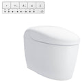 Toto Neorest RS Wall Faced Smart Toilet Suite - S-Trap, Floor Flange, Heated Seat - NEOREST-RS-S305