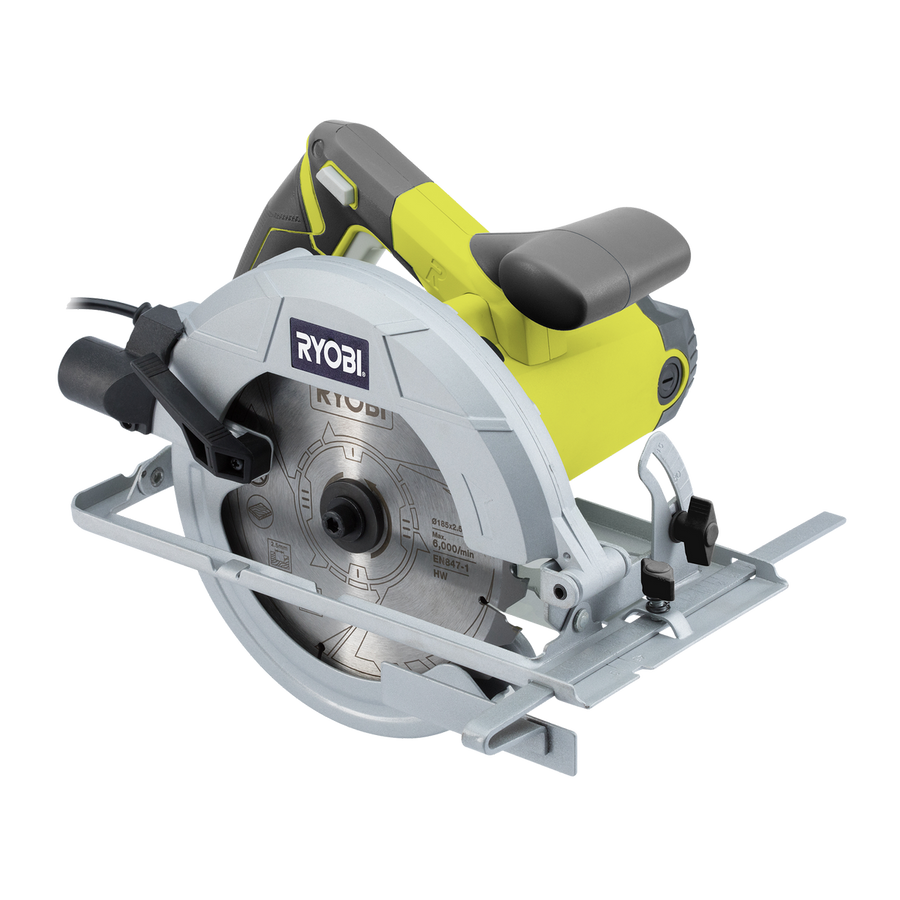 Ryobi 1500W Circular Saw 184mm Corded Power Tool Precision Cutting - SuperSaverAU - view 1