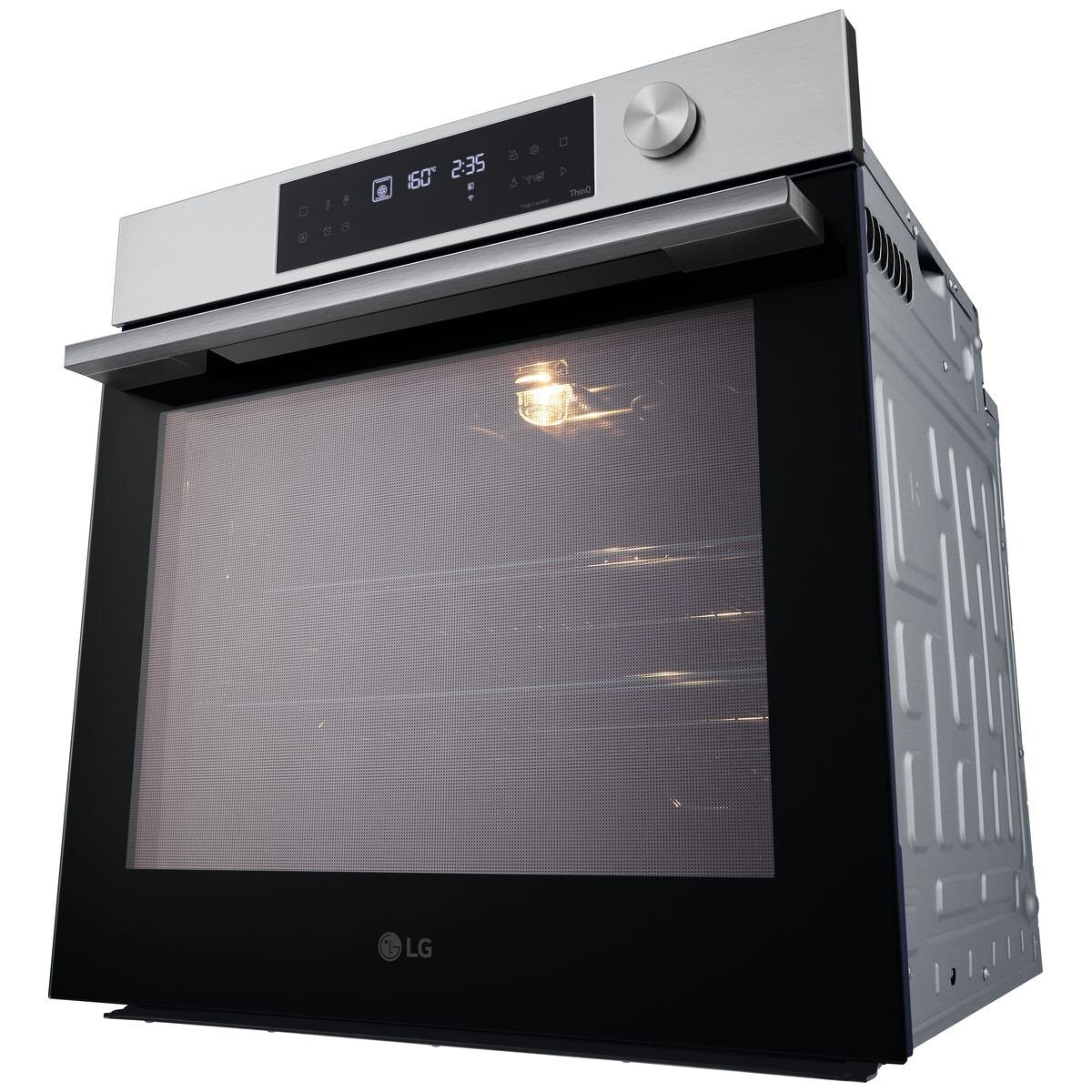LG Series 7 60cm InstaView Pyrolytic Oven - 76L, 4-in-1 Pro Cooking, Stainless Steel - BO607G1S4