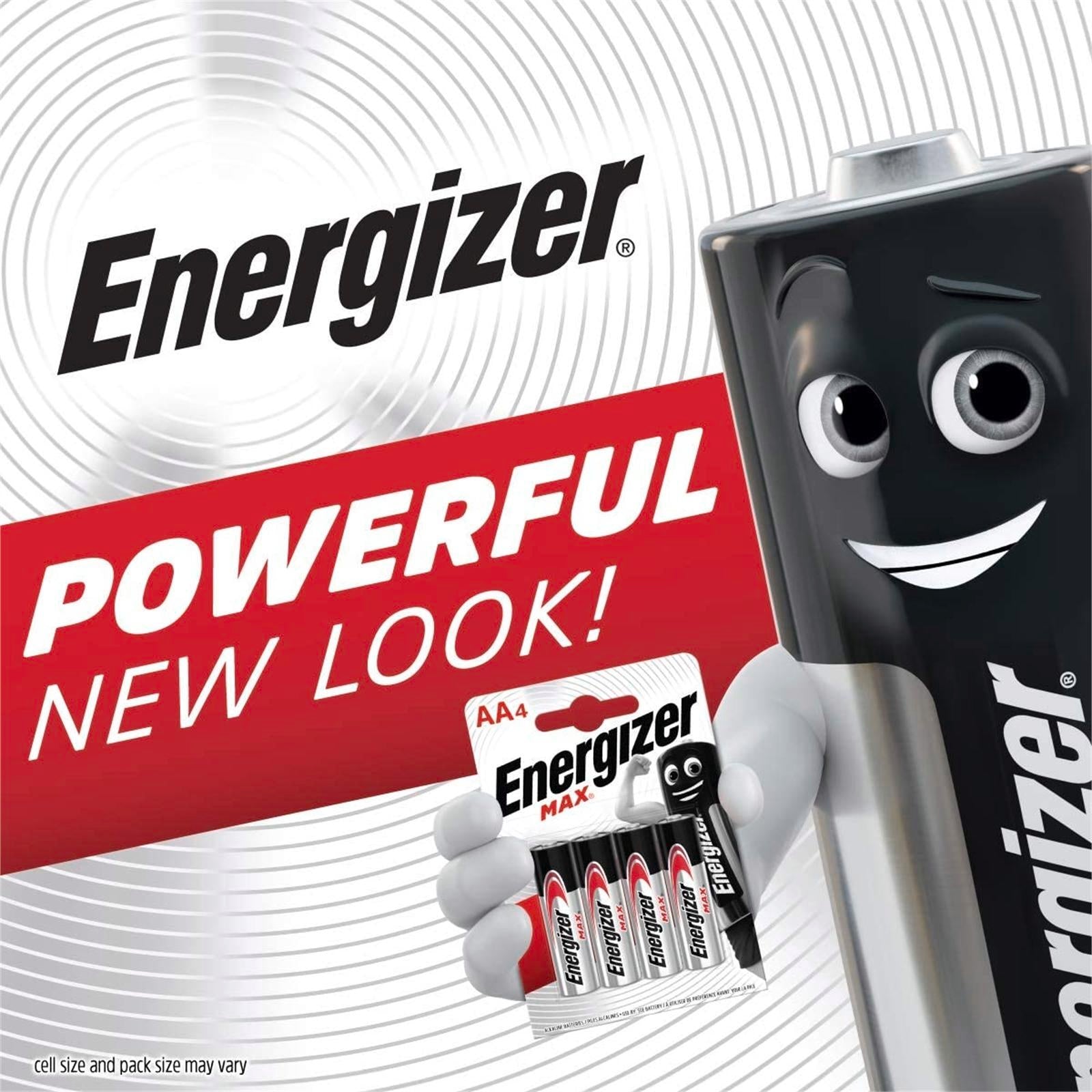 Energizer Max 9V Alkaline Battery - 1 Pack 522BP1