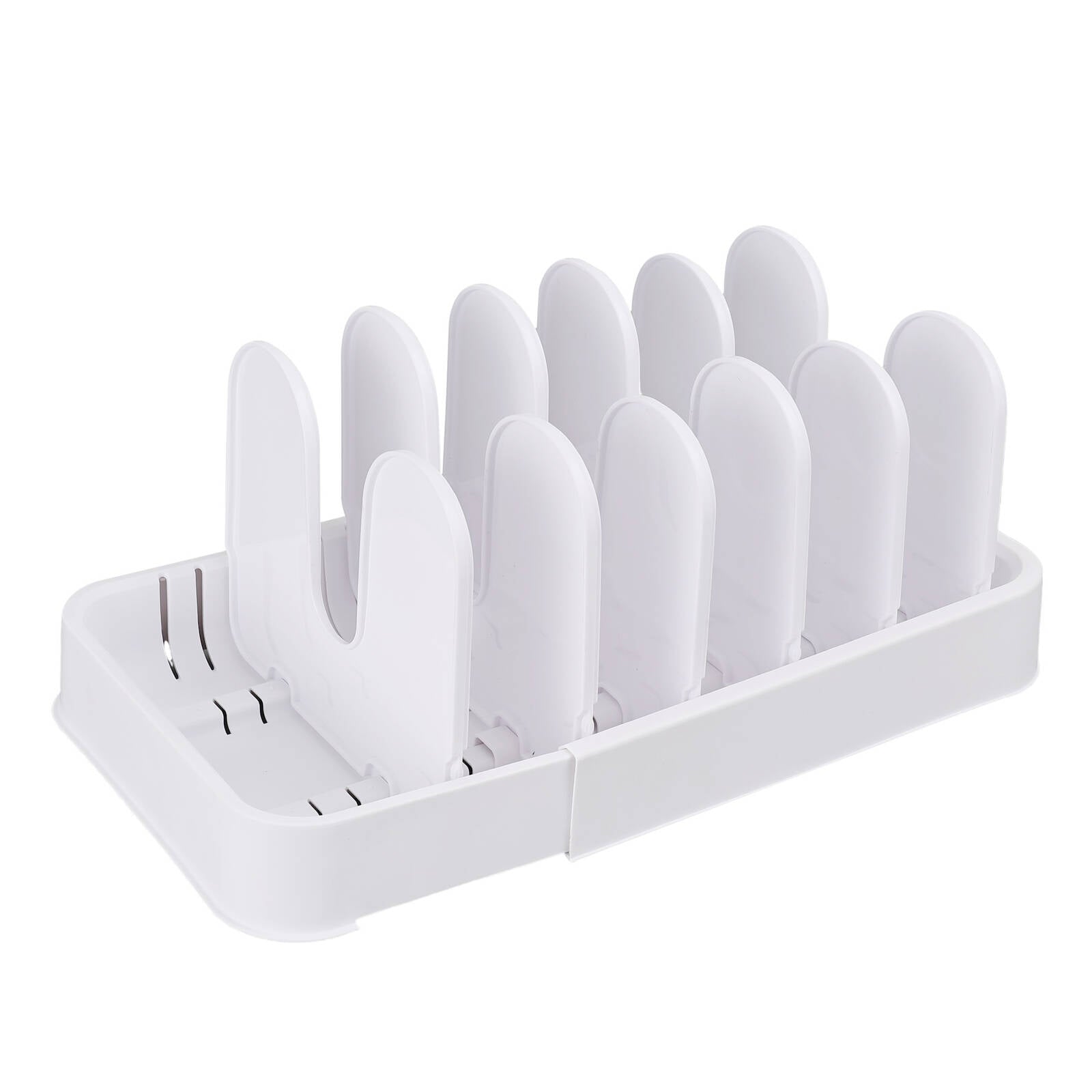 Ezy Storage Expanding Cookware Organiser White