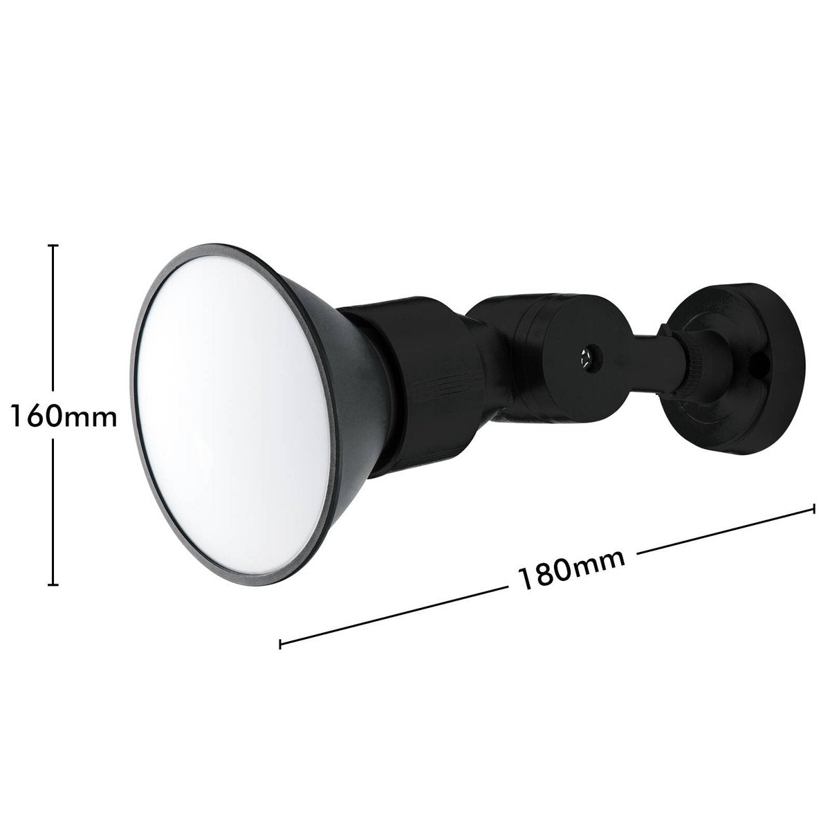 Arlec 10W LED Fixed Floodlight - 950 Lumens - IP44 Weather-Proof - Black & Grey - SuperSaverAU - view 5