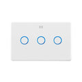 Deta Smart Touch Light Switch - Triple Gang - 40mm x 75mm x 110mm - White - SuperSaverAU - view 1