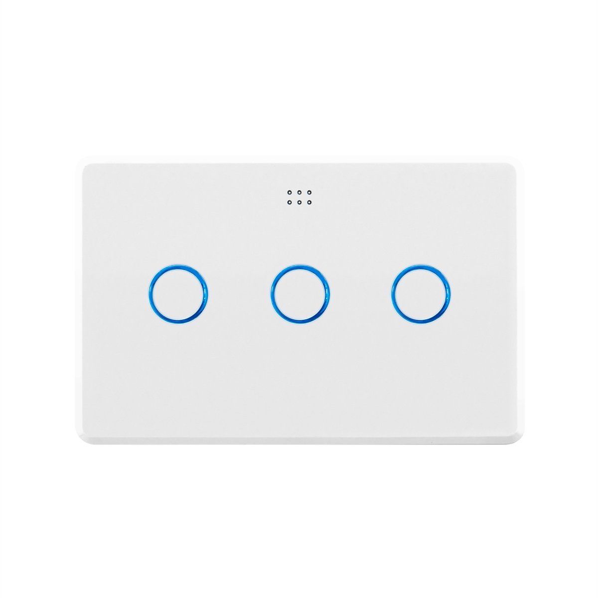 Deta Smart Touch Light Switch - Triple Gang - 40mm x 75mm x 110mm - White - SuperSaverAU - view 1