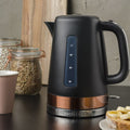 Russell Hobbs Brooklyn Kettle 1.7L - Copper and Matte Black, Quiet Boil, Perfect Pour Spout - RHK92COP