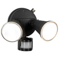 Brilliant Black Lamy DIY Twin Security Light - 330mm x 180mm - PIR Sensor - SuperSaverAU - view 2