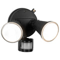 Brilliant Lamy DIY Twin 20W Security Light Black, Motion Sensing, Weather Resistant Outdoor 22637/06