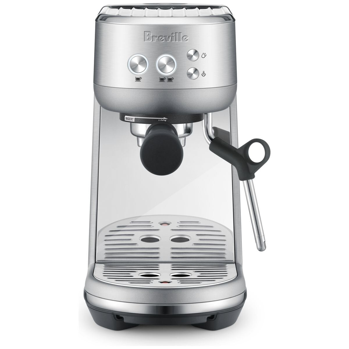 Breville Bambino Manual Coffee Machine - ThermoJet Heating, 54mm Portafilter, Stainless Steel - BES450BSS4JAN1