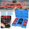 14 Piece Universal Fork Seal Driver Tool Kit 35 to 50 mm for Motorcycle Forks