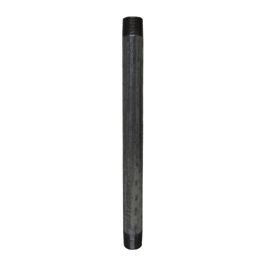 Brasshards Pipe - 20 x 400mm - Galvanised - Heavy Duty - SuperSaverAU - view 1