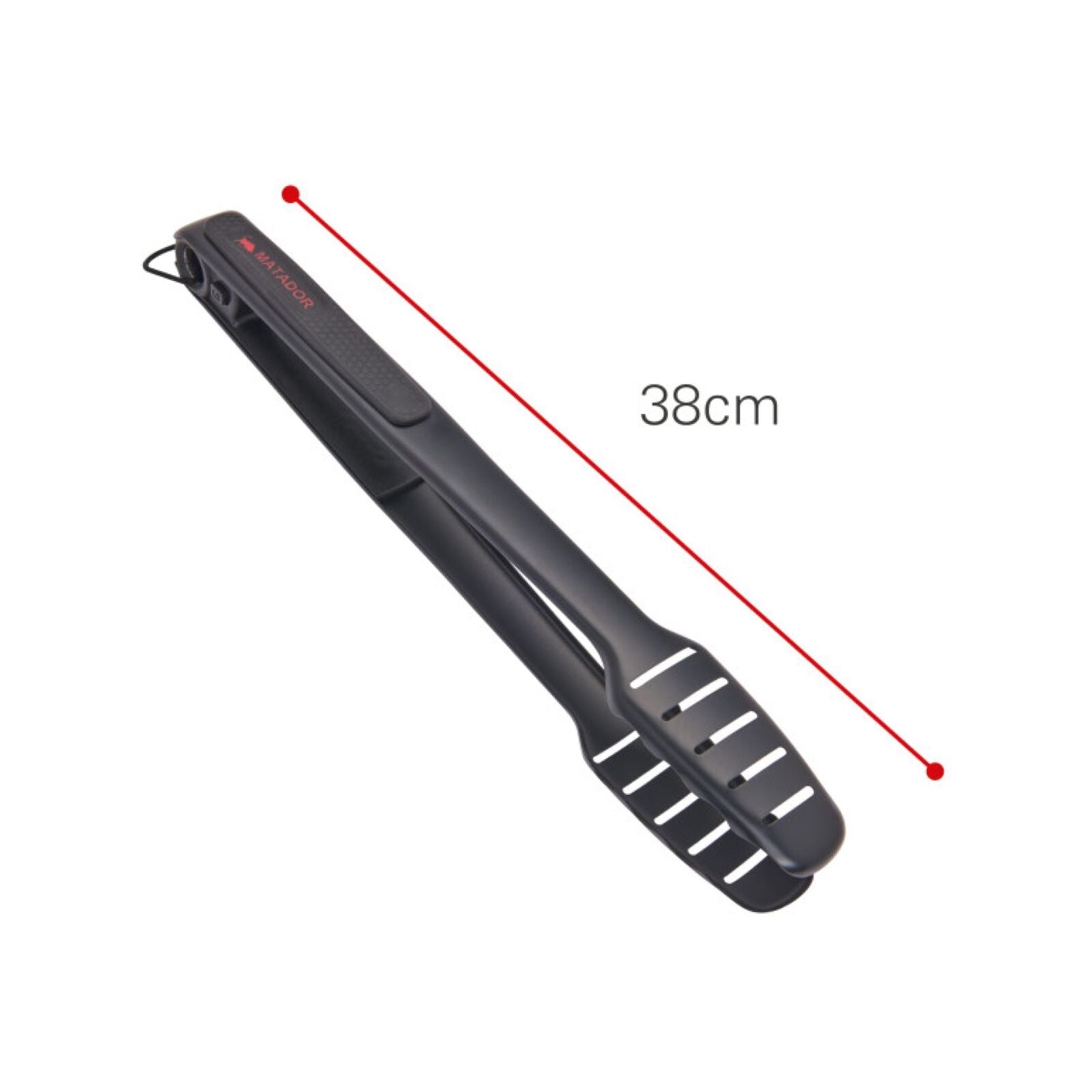 Matador 3 Piece Non-Stick Stainless Steel BBQ Tool Set Black