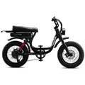 Flight Risk FR333 e-bike - 1000W motor, 52V 25Ah battery, front and rear suspension - Black - FR-333BLACK