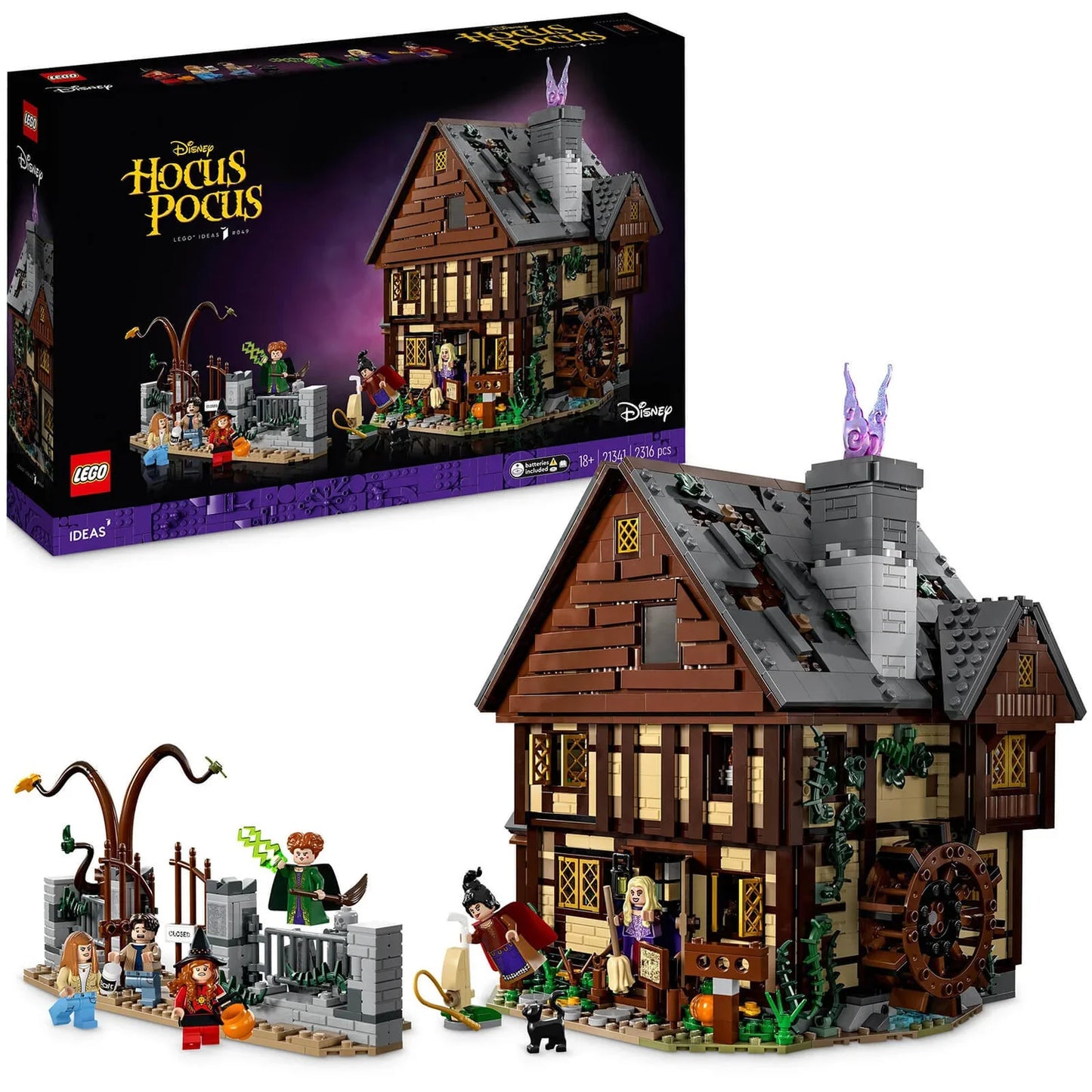 LEGO Disney 21341Hocus Pocus: The Sanderson Sisters' Cottage