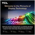 TCL 85 Inch SQD Mini-LED 4K Google TV - 144Hz, Full Array Local Dimming, Dolby Vision - 85C7L