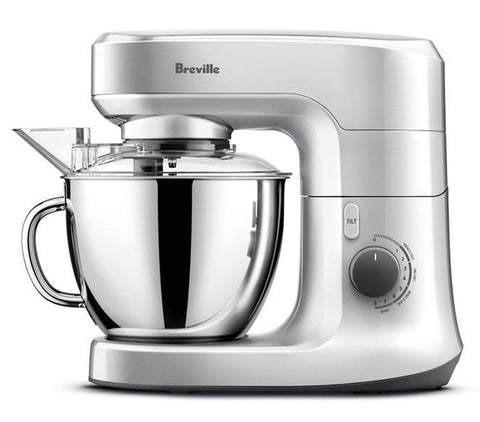Breville the Scraper Beater stand mixer 4.5L - 700W, 8 speeds, silver finish - LEM250SIL