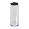 Trojan 22mm 1/2" Drive Deep Socket - Chrome Vanadium - Durable - 12 Point - SuperSaverAU - view 1